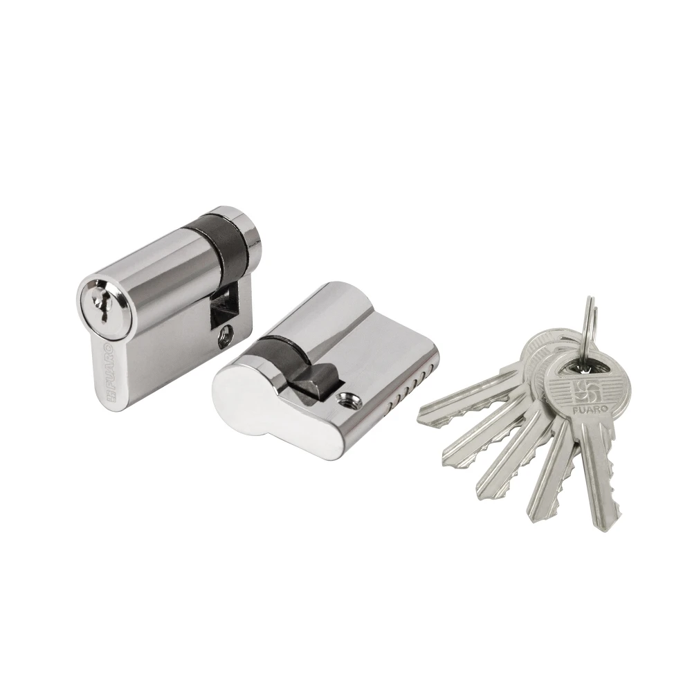 Фото Цилиндровый механизм (100 ZA/45) 1000ZAKey45(5+10+30) CP хром 5Key