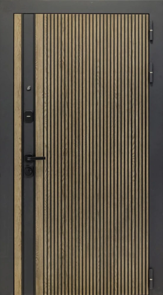 Входная дверь ДвериПРО Rosna Экошпон СБ-3 (16мм, венге) DPRO198334 внешняя сторона