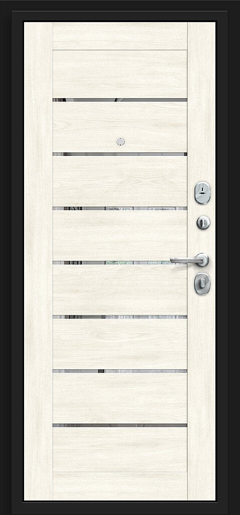 Фото Входная дверь Прайд Kale Graphite Pro/Nordic Oak BR4692 внутренняя сторона