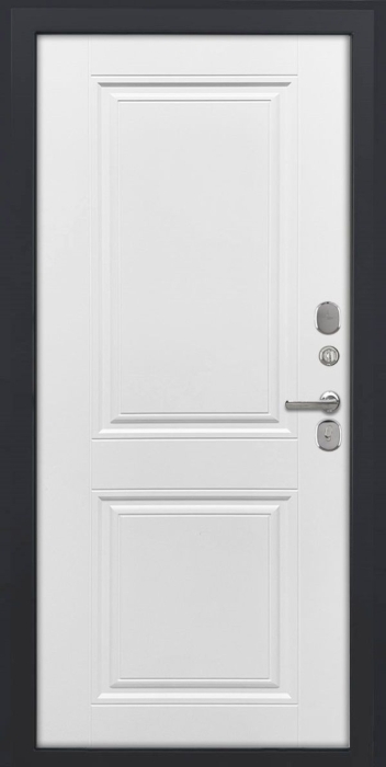 Входная дверь Авеста ФЛ-677 (10мм, белый матовый) внутренняя сторона
